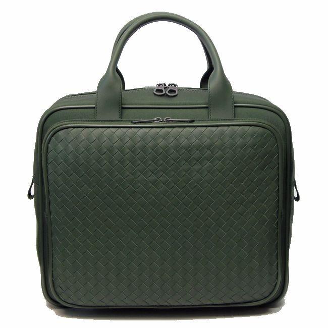 Bottega Veneta ボッテガ ヴェネタ トラベルバッグ イントレチャート テクニカルキャンバス Vaye4 35 フォレストグリーン 新品 Sale Kalhave Dk