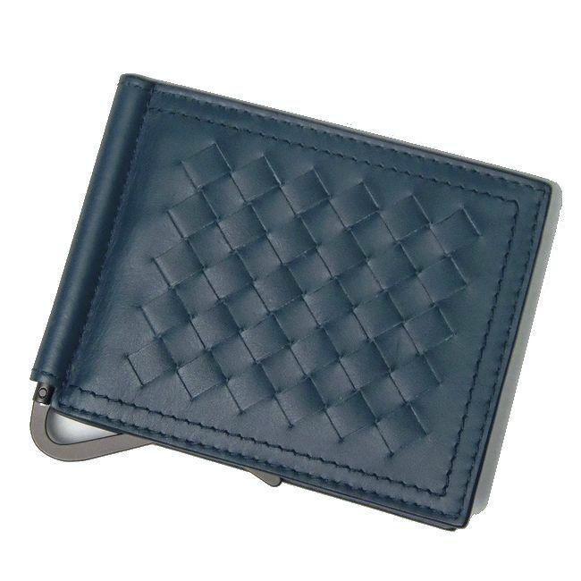 ボッテガ ヴェネタ BOTTEGA VENETA VNレザー クリップ 折り財布 123180
