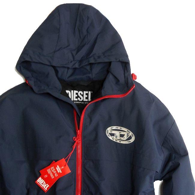 DIESEL ディーゼル 中綿 フーディジャケット W-HENNEL-MON JACKET ネイビー Mサイズ  新品 SALE 秋冬春 メンズ ブランド｜style-import｜02