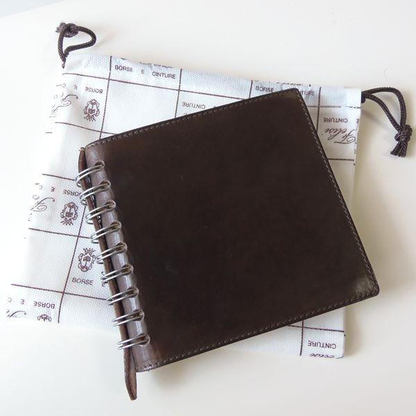 未使用 フェリージ ノート＆レザーカバー 455/A ダークブラウン 未使用 フェリージ ノート＆レザーカバー 455/A ダークブラウン