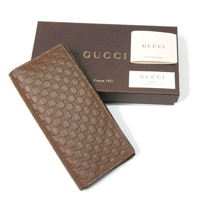 Gucci グッチ マイクロ グッチシマ 2つ折り 長札入れ 長財布 ブラウン系 新品 Sale ブランド メンズ Gucciwallet0 Style Import 通販 Yahoo ショッピング