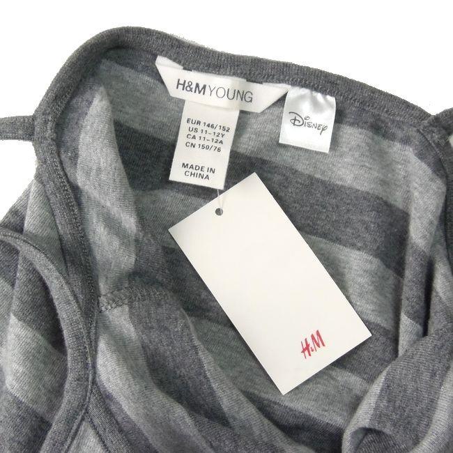 H M Young Disney エイチアンドエム ディズニー ミニー ラインストーン ビスチェ グレーボーダー 新品 ブランド 春夏 11 12歳 13 14歳 Hm405 Style Import 通販 Yahoo ショッピング