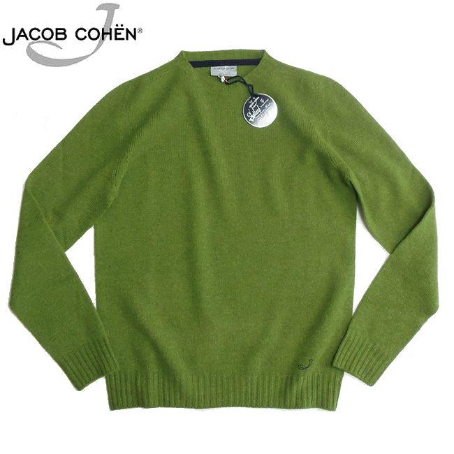 ヤコブコーエン JACOB COHEN ヴァージンウール クルーネック ニット 