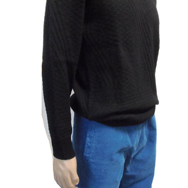 LARDINI ラルディーニ カシミヤ混紡ウール タートルネック アラン 