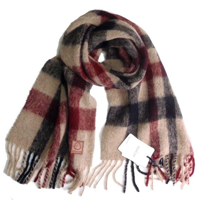 MONCLER モンクレール モヘア×アルパカ フリンジ マフラー 3C000 26  