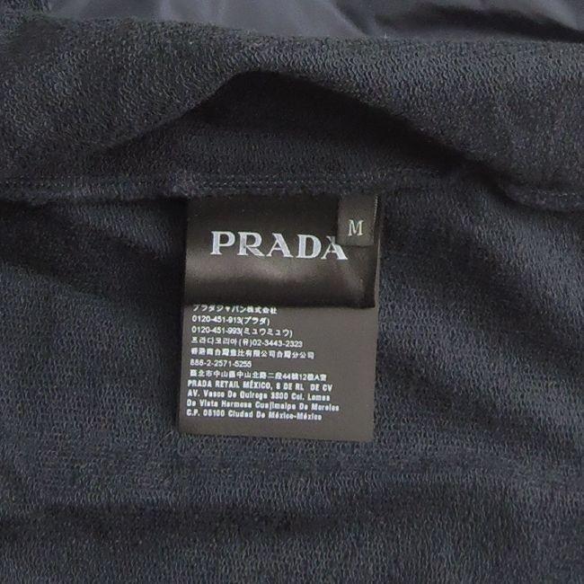 PRADA プラダ ジャージ×ナイロンフード パーカー SJC185 Q86 F0008 M
