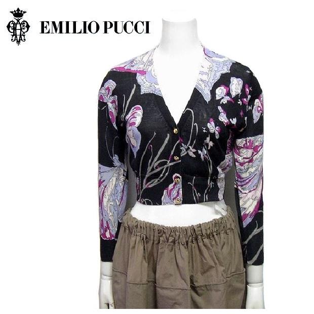 EMILIO PUCCI エミリオ プッチ エレガント シルクニット カーディガン