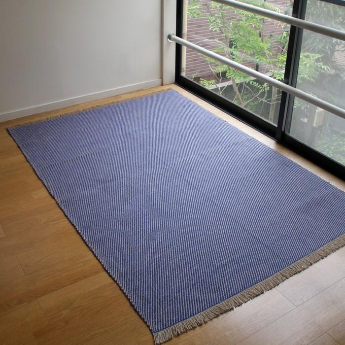 Jarapa COY RUG コイラグ：ブルー 140×200cm（JARAPA スペイン製