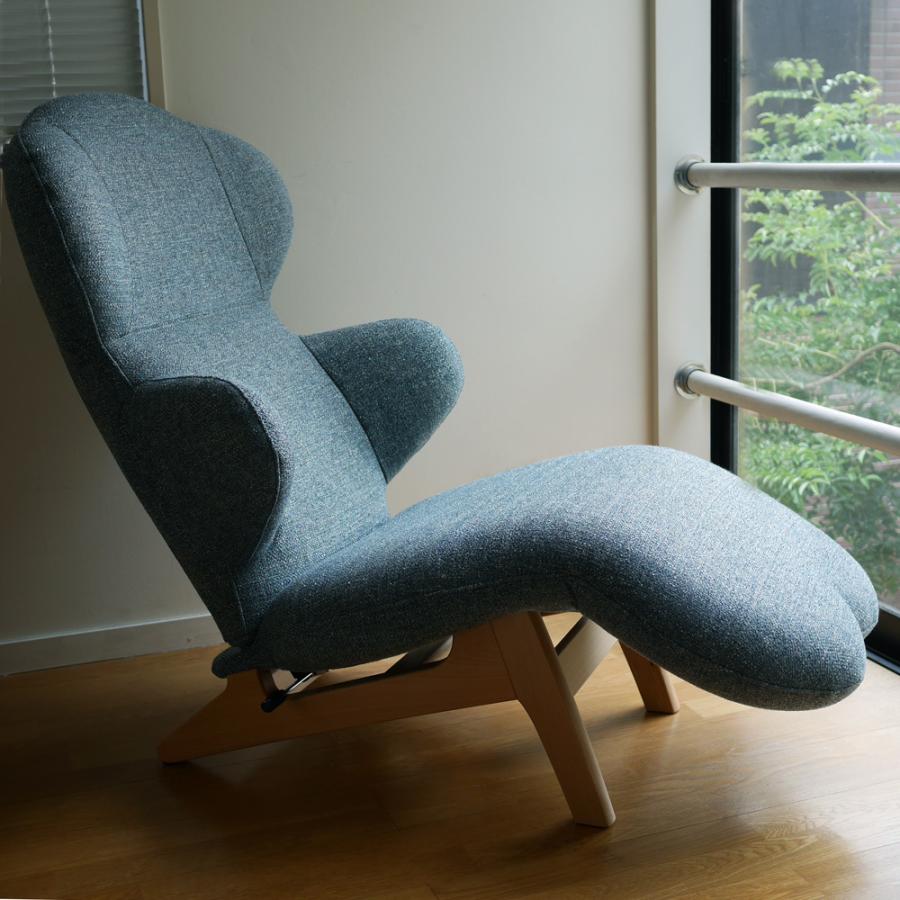 HUG LOUNGE CHAIR ハグラウンジチェア：ノルディックブルー （HUGHAPPY