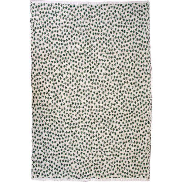 Jarapa ハラパラグ／クローバー：約140×200cm（リサイクルラグ 