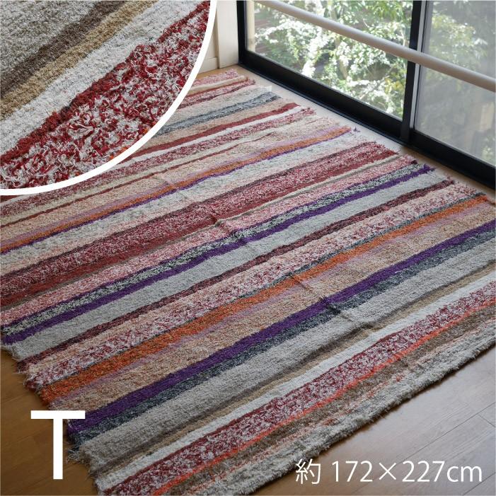 WTE ハラパラグ JarapaRag Jarapa ハラパラグ／マルチカラー：約140×200cm（リサイクルラグ