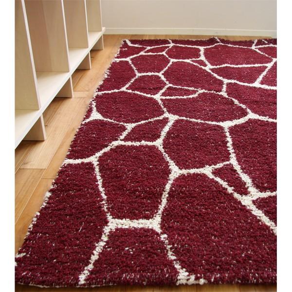 Jarapa ハラパラグ／タイル：約140×200cm（リサイクルラグ、ラグマット