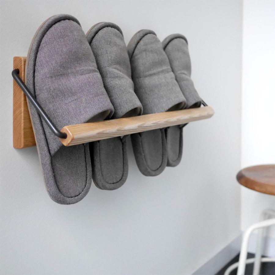 Sneaker wall スニーカーウォール ： SW-450TM タモ無垢材 (約2足収納