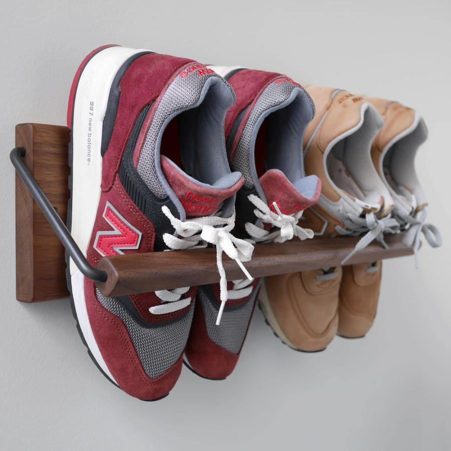 Sneaker wall スニーカーウォール ： SW-450WN ウォールナット無垢材