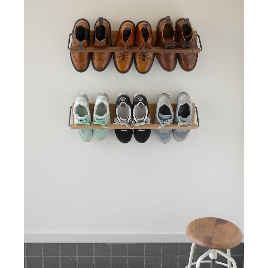 Sneaker wall スニーカーウォール ： SW-680WN ウォールナット無垢材
