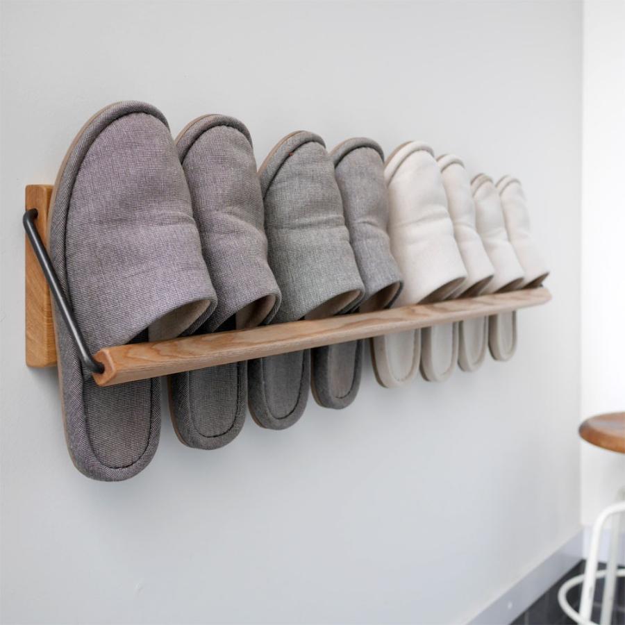 Sneaker wall スニーカーウォール ： SW-900TM タモ無垢材（約4足収納