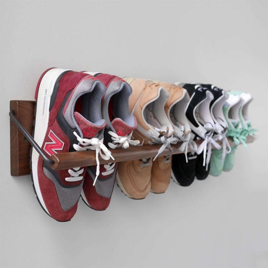 Sneaker wall スニーカーウォール ： SW-900WN ウォールナット無垢材