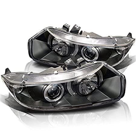 Spyder Auto LED Halo Projector Headlights Black/Clear