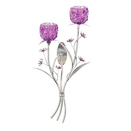 【本日特価】 Blooms Fuchsia キャンドルホルダー Wall (EA) Sconce キャンドルホルダー