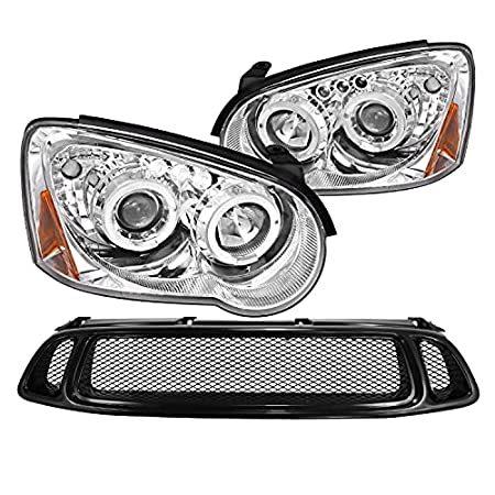 Spec-D Tuning Halo Led Projector Headlights + Mesh Hood Grille for 2004-200のサムネイル