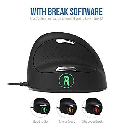 激安直営店 Ergonomic Mouse, HE Break R-Go Tools R-Go mouse, Medium software, Anti-RSI マウス、トラックボール