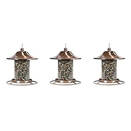 Perky-Pet Copper Panorama Bird Feeder 312C (3-(Pack)) Perky-Pet