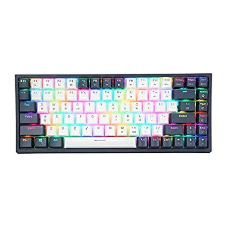 売れ筋介護用品も！ Keyboard, Gaming Mechanical Wireless CQ84 Programmable Bluetoo Backlit, RGB キーボード