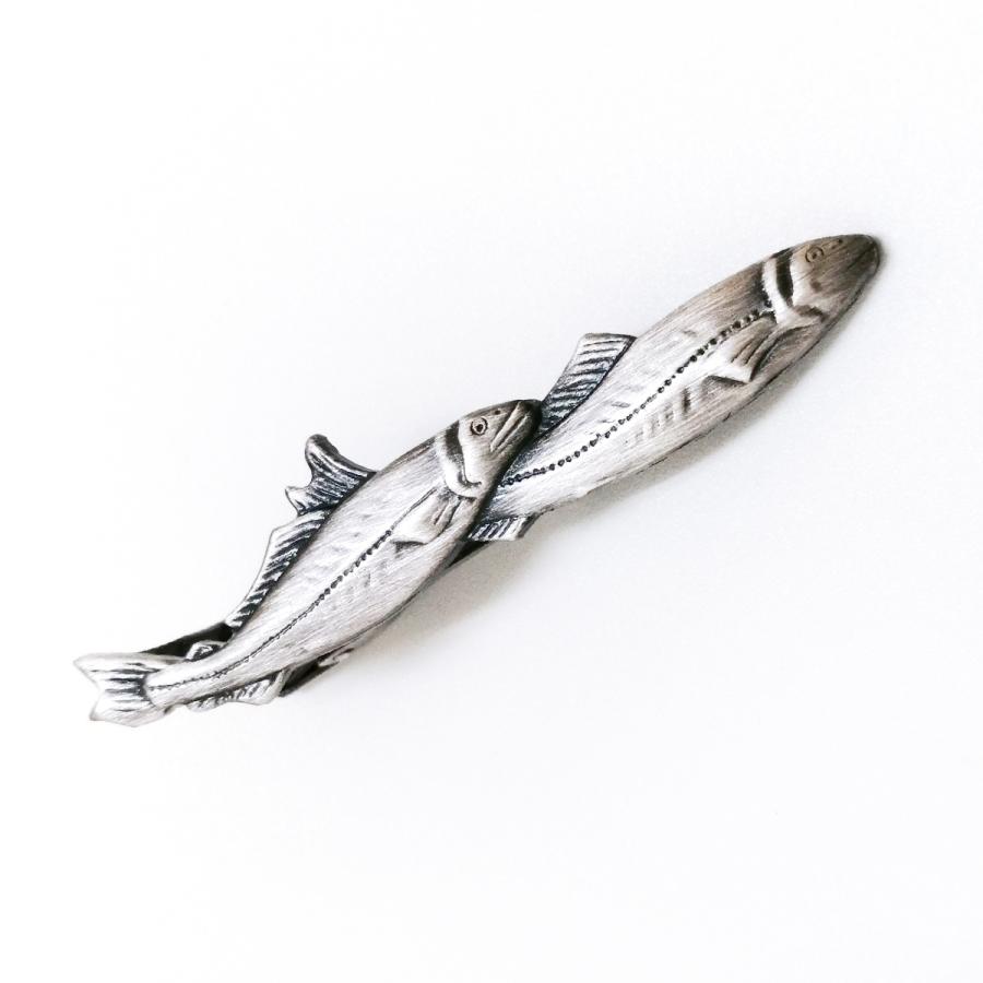 ネクタイピン 日本製 おしゃれ おもしろ 魚 鮎 釣り タイピン プレゼント 父の日 本格派ま