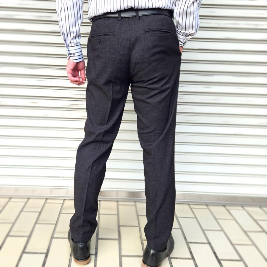 PARIS 16e 裾上げ済み スラックス 裏起毛 暖かい ノータック メンズ 洗える ビジネス ビジカジ イージーパンツ ゴルフ | PARIS 16e | 10