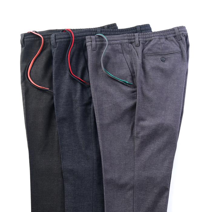 PARIS 16e 裾上げ済み スラックス 裏起毛 暖かい ノータック メンズ 洗える ビジネス ビジカジ イージーパンツ ゴルフ | PARIS 16e | 08