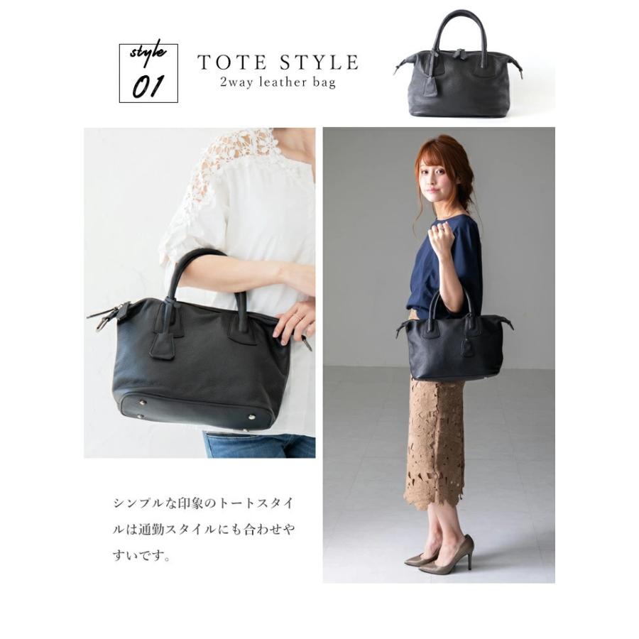 本革 トートバッグ レディース 2WAY ショルダーバッグ 斜め掛け 小さめ