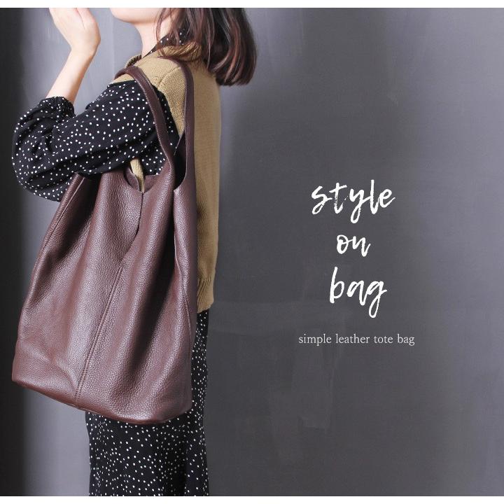 本革 トートバッグ レディース レザーバッグ トート バッグインバッグ  