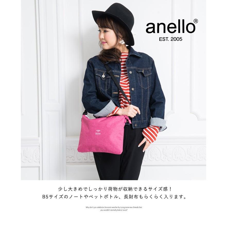 アネロ ショルダーバッグ レディース anello ミニバッグ フリル サコッシュ バッグ メンズ ミニショルダー 斜め掛け 肩掛け フェス 旅行 サブバッグ｜style-on-global｜05