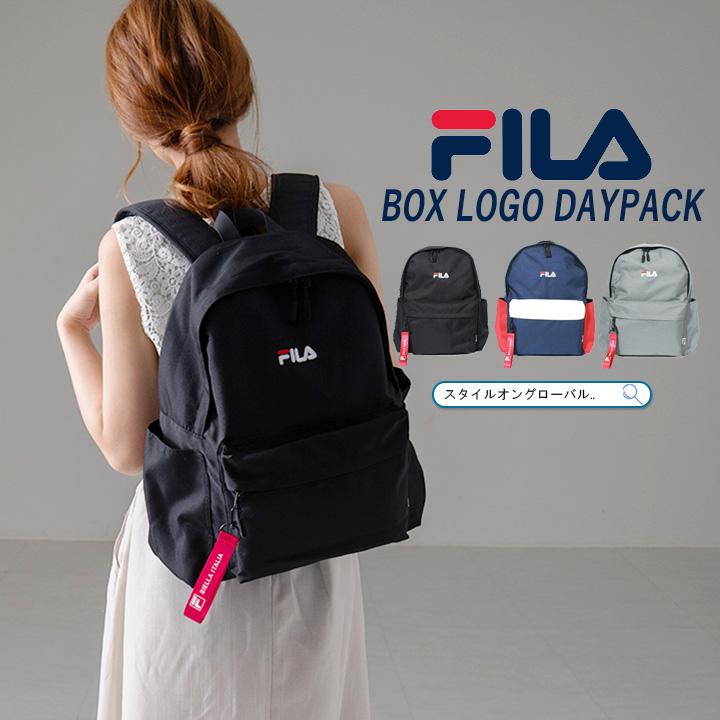 リュック 大容量 Fila フィラ リュックサック レディース メンズ バックパック おしゃれ 軽量 デイパック ロゴ ママバッグ 通勤 通学 アウトドア 男女兼用 Ca Fm2277 スタイルオングローバル 通販 Yahoo ショッピング
