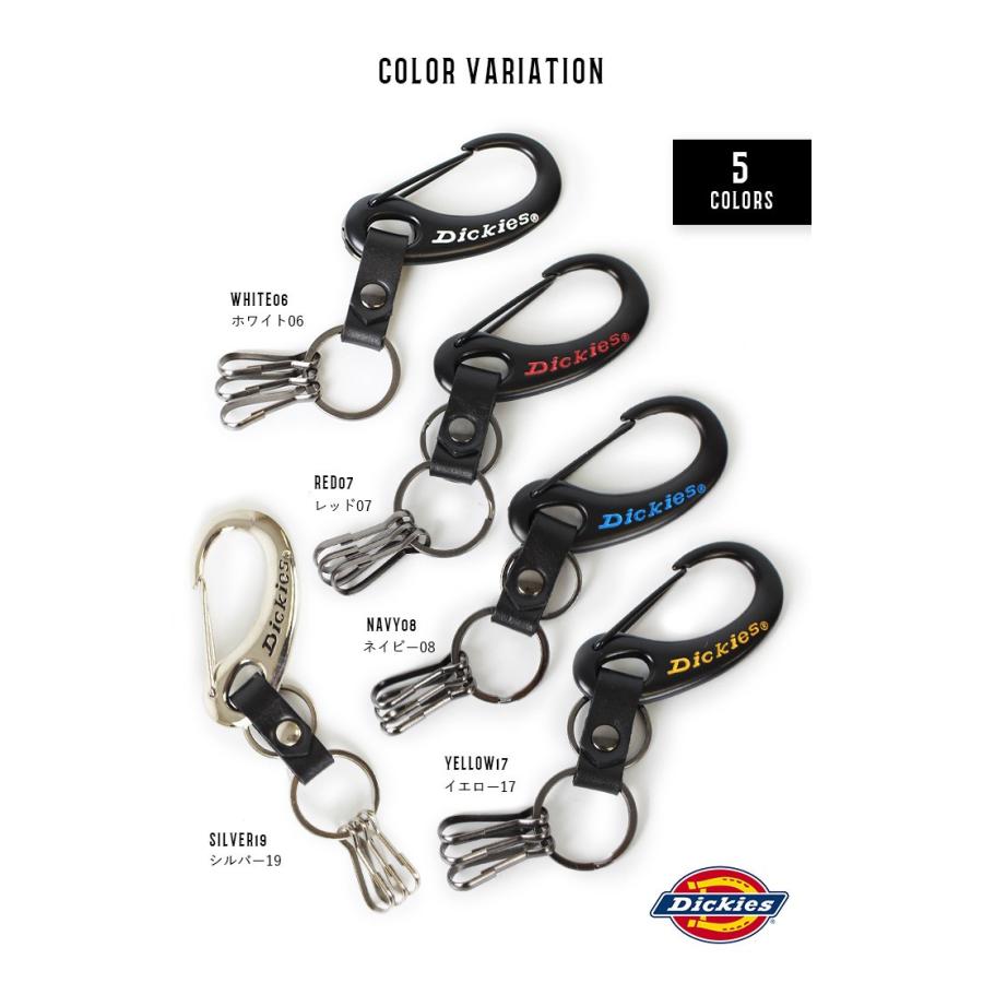 フックデザイン キーホルダー Dickies ディッキーズ キーホルダー キーリング カラビナ フック
