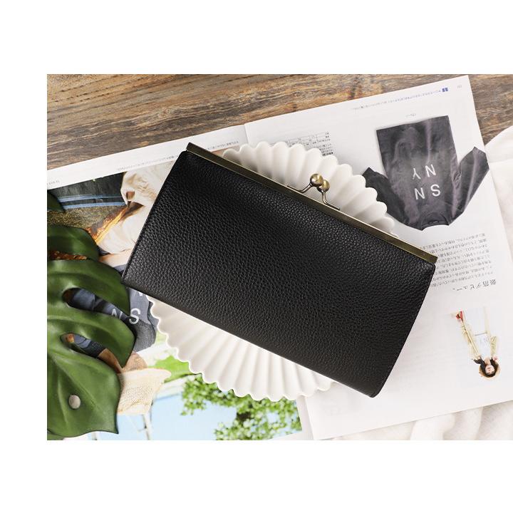 長財布 がま口財布 レディース 本革財布 大容量 小銭入れ がま口