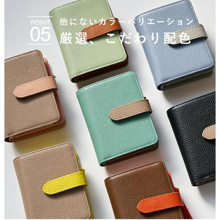 二つ折り財布 本革 レディース 財布 大容量 カード入れ 小銭入れ お