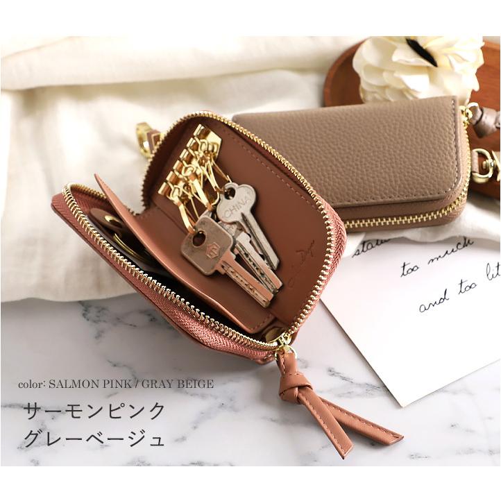 s*m様 BURBERRY BLUE LABEL キーケース ベージュ キーケース レディース スマートキー メンズ 本革 多機能 カラビナ