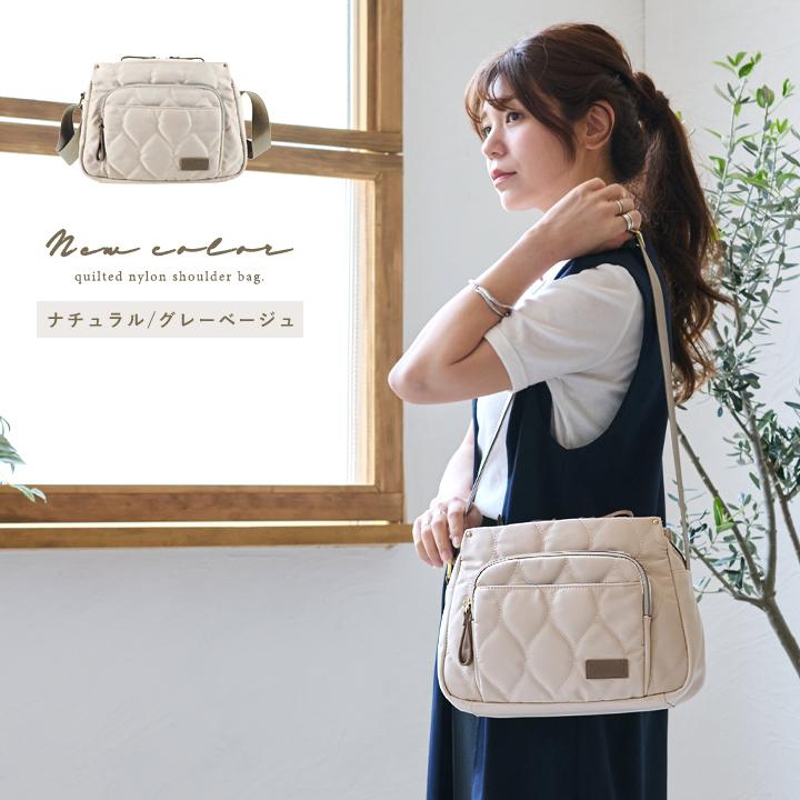 キルティング ショルダーバッグ レディース 斜めがけ 大容量 軽量 10