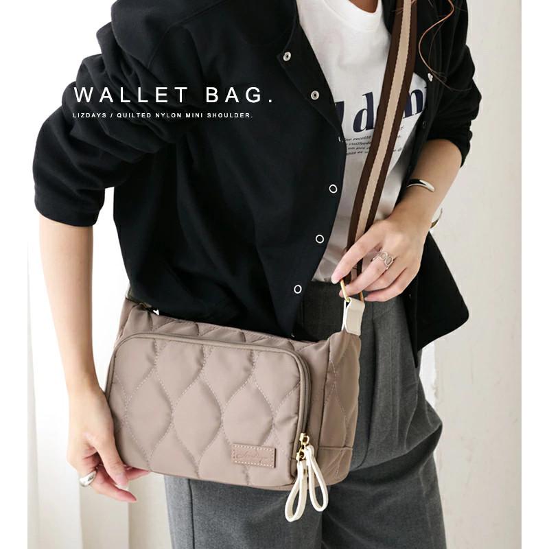 お財布バッグ ショルダーバッグ レディース 斜め掛け 軽量 ミニ