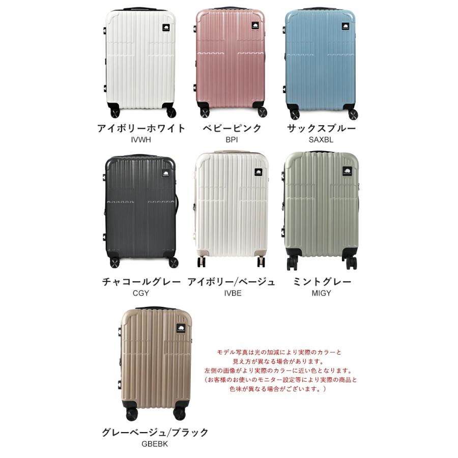 キャリーケース Mサイズ 軽量 スカンジナビアンフォレスト 旅行