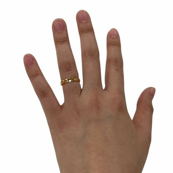 K18 18金 喜平リング 12面トリプル 指輪 12号 新品未使用 本物