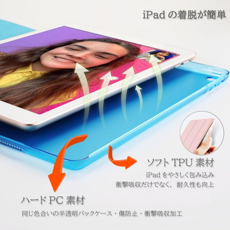 ipad ケース ソフト カバー 手帳型 ipad air3ケース air 2019 9.7 10.5