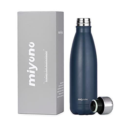 数量は多 ステンレスボトル 魔法瓶 ポータブル 軽量 小さい 直飲み 水筒 500ml Miyono Nw 保温 持ち運び 漏れ防止 真空断熱 保冷 弁当箱 水筒