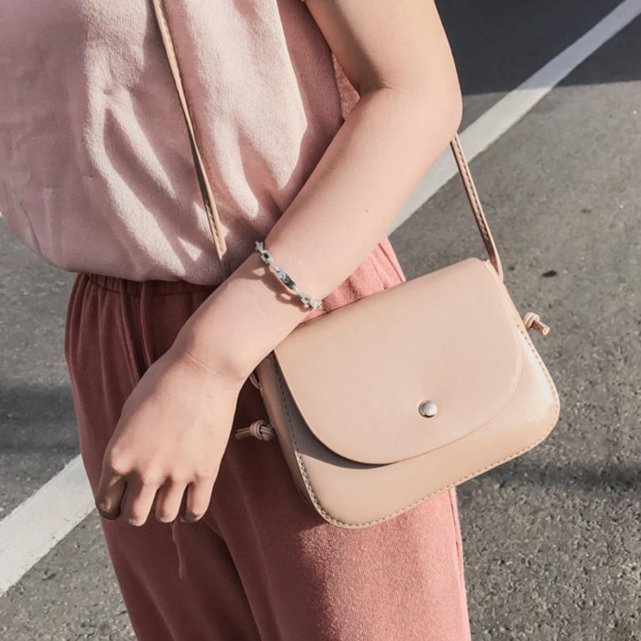 レディース ショルダーバッグ ポシェット ポーチ レザー調 斜めがけ ミニ フラップ コンパクト 無地 カジュアル レトロ オールシーズン | porte de reve | 06