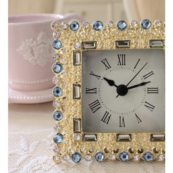 置き時計 エレガント 時計 ギフト テーブルクロック 置時計 クリスタル