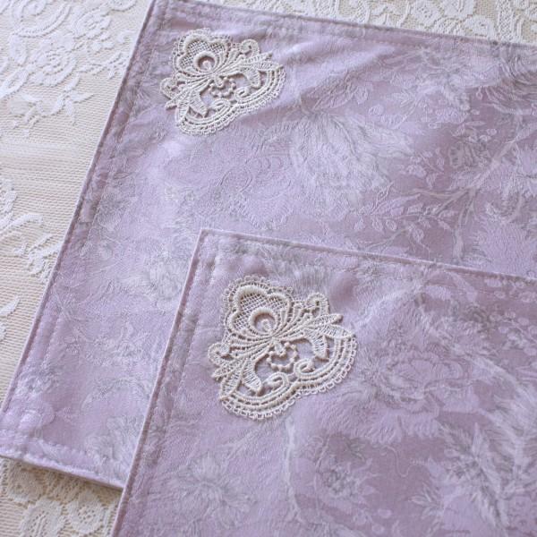 SALE30%OFF) ランチョンマット はっ水 花柄 撥水加工 ピンク