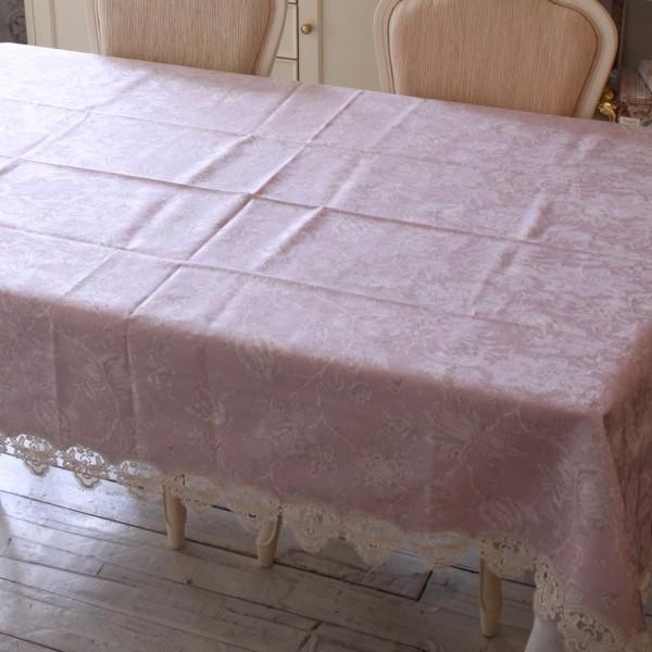 SALE30%OFF) 撥水加工 ピンク かわいい テーブルクロス 花柄