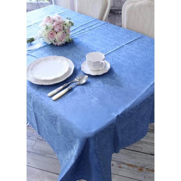  水色 花柄 テーブルクロス 140×230cm　日本製 br-36-01.jpg