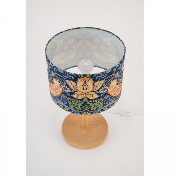 スタンドランプ テーブルランプ LED 卓上ランプ ウィリアムモリス スタンドライト イチゴ泥棒 青 ブルー デスクライト 日本製 ランプ 間接照明 アンティーク調 |  | 02